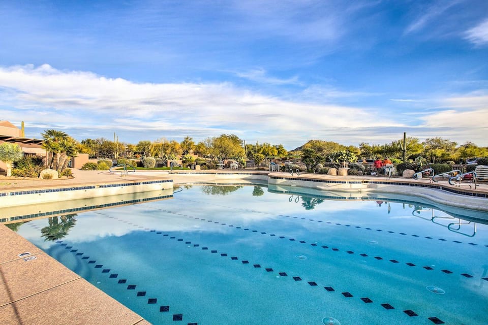 Pool & Pickleball Access: Quiet Scottsdale Home! House in The Boulders