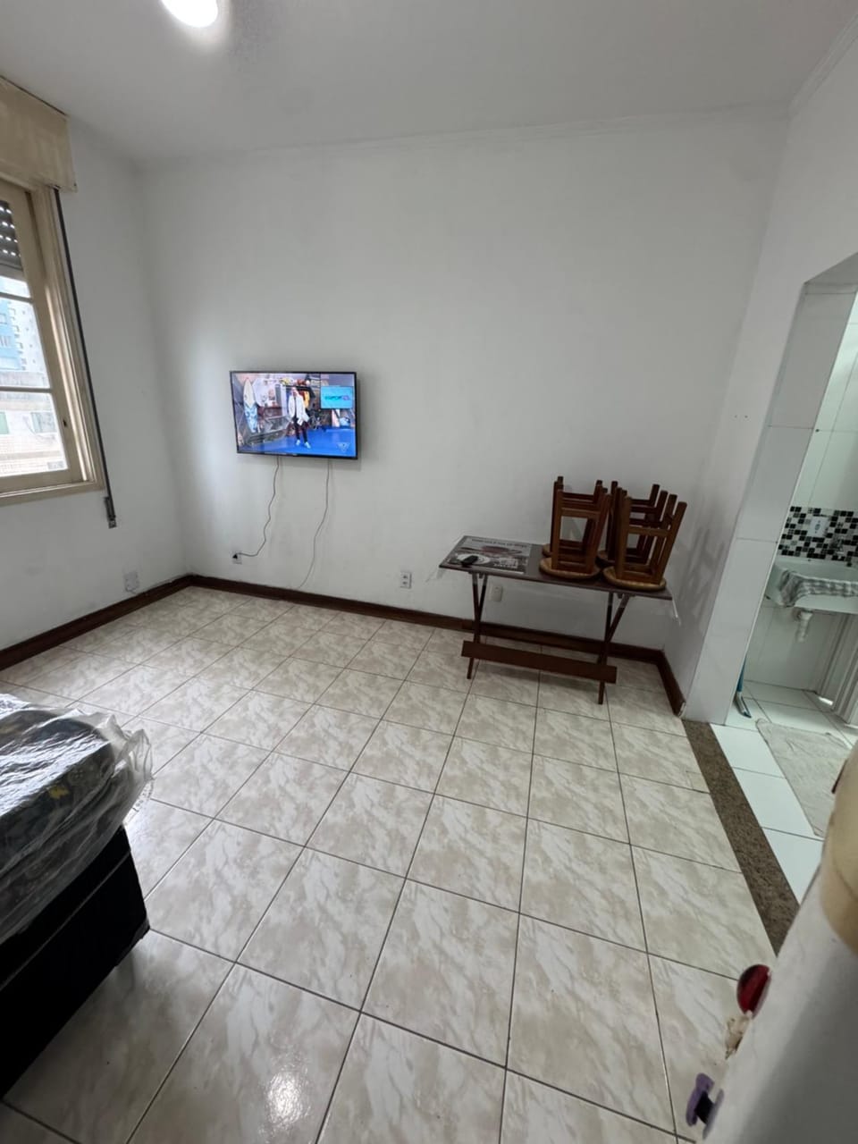KIT PE na Areia. Apartment in Santos