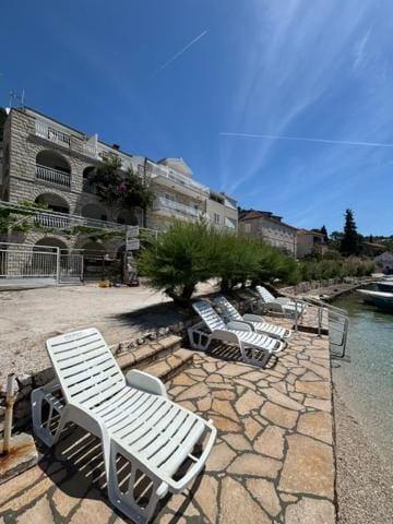 Property building, Beach, sunbed