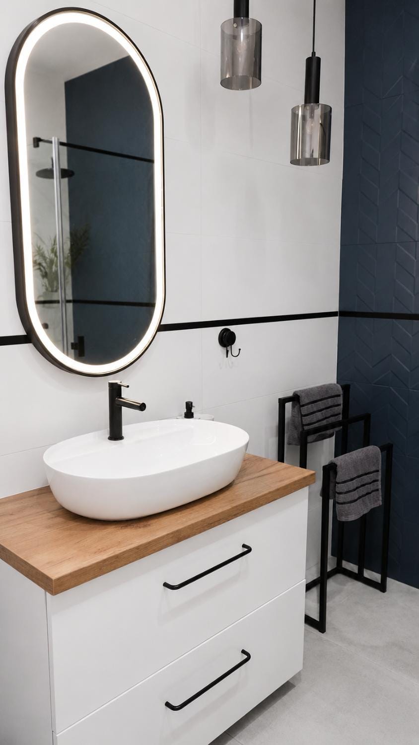 Shower, Bathroom, towels