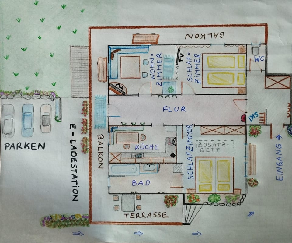 Property building, Facade/entrance, Bird's eye view, Bathroom, Balcony/Terrace, Living room, Decorative detail, Floor plan, Dining area, Bedroom, Food, Bath, Parking, kitchen