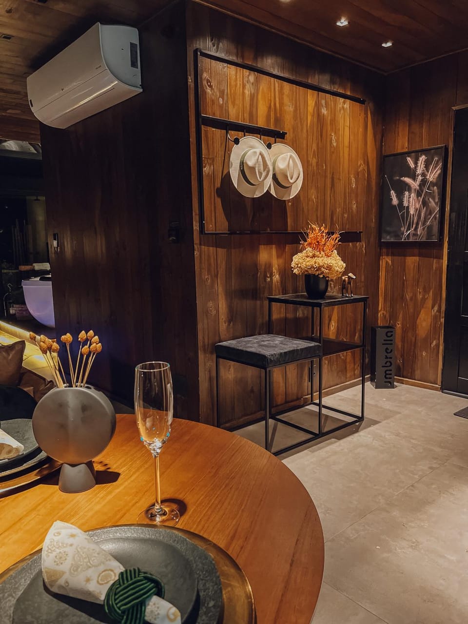Decorative detail, Dining area, air conditioner