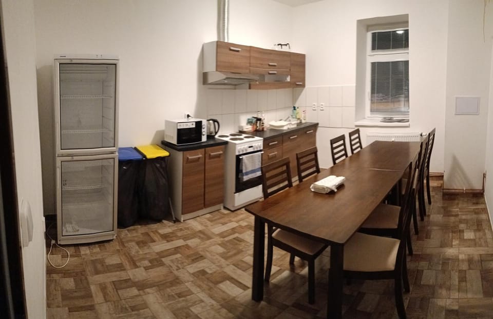 Coffee/tea facilities, Kitchen or kitchenette, Kitchen or kitchenette, Dining area, minibar, stove