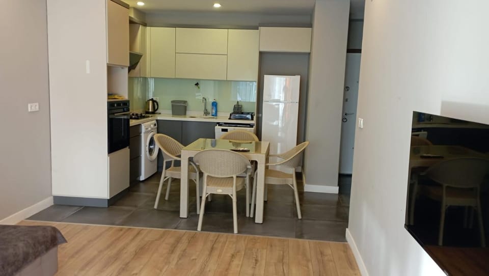Kitchen or kitchenette, Dining area, oven, stove, kitchen