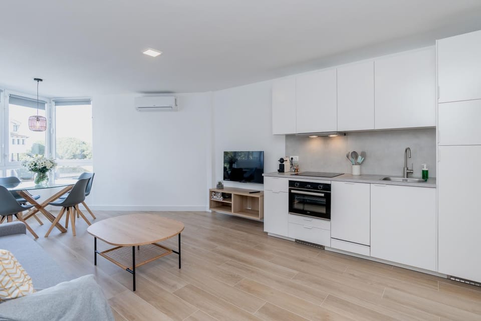TV and multimedia, Kitchen or kitchenette, Living room, Seating area, Dining area, minibar, pet friendly, stove, air conditioner