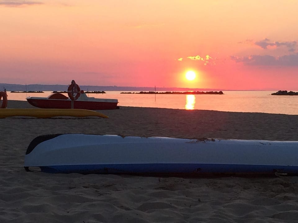Natural landscape, Beach, Sea view, Sunset