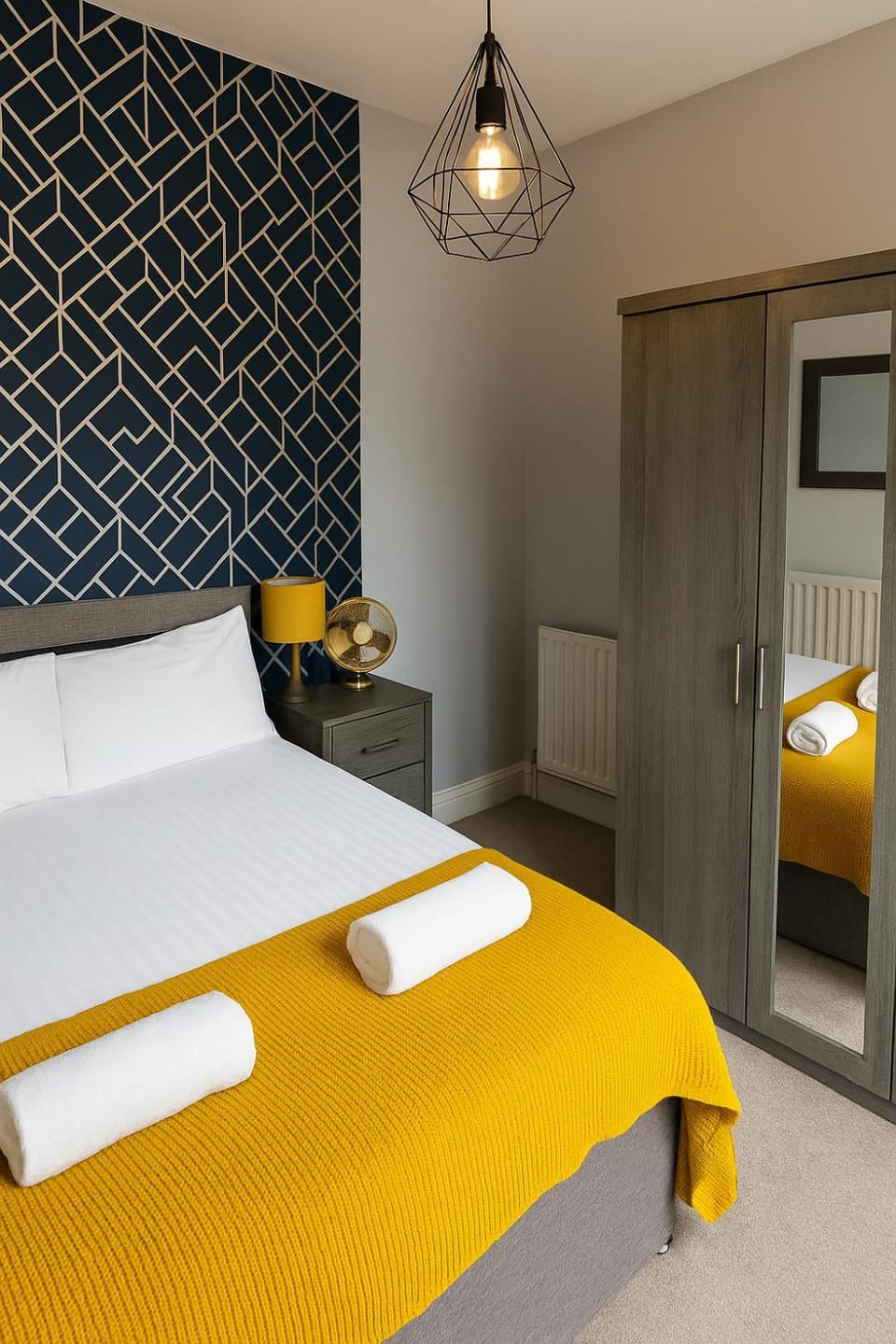 Bed, Bedroom, wardrobe