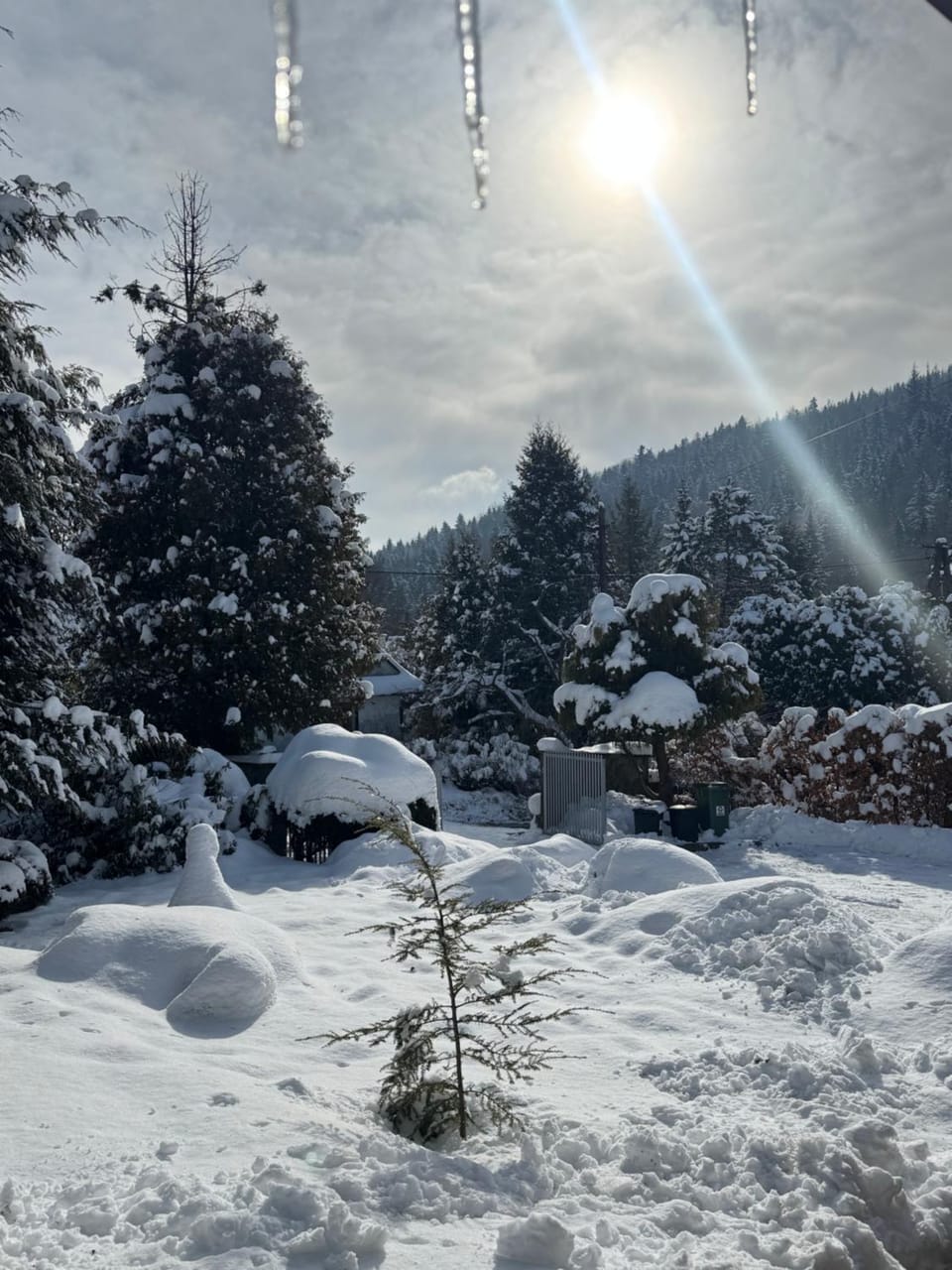 Day, Natural landscape, Winter, Mountain view