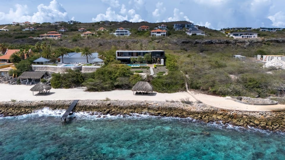 Property building, Natural landscape, Bird's eye view, Beach