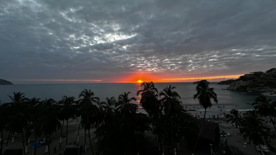 Natural landscape, Sea view, Sunset
