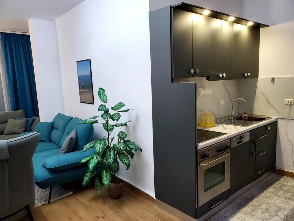 Kitchen or kitchenette, Living room