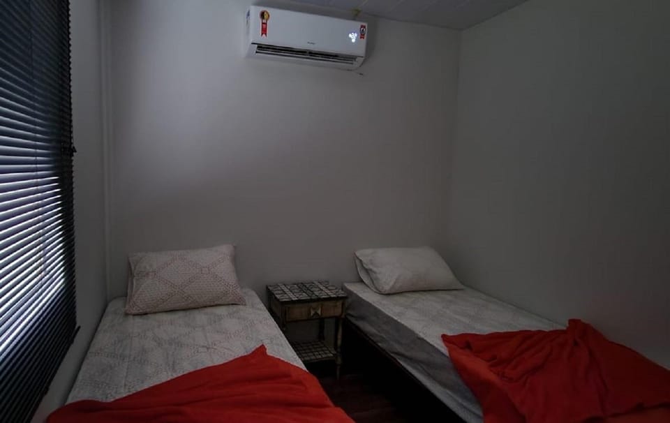 Photo of the whole room, air conditioner