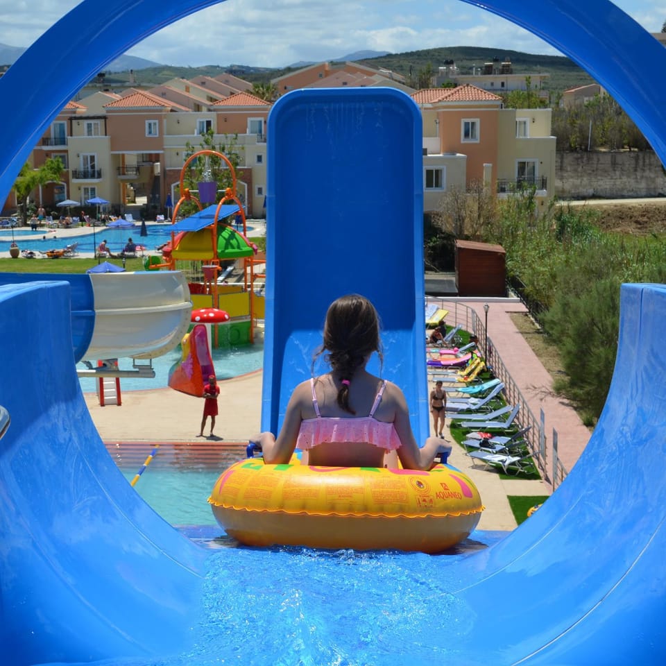 Aqua park, children