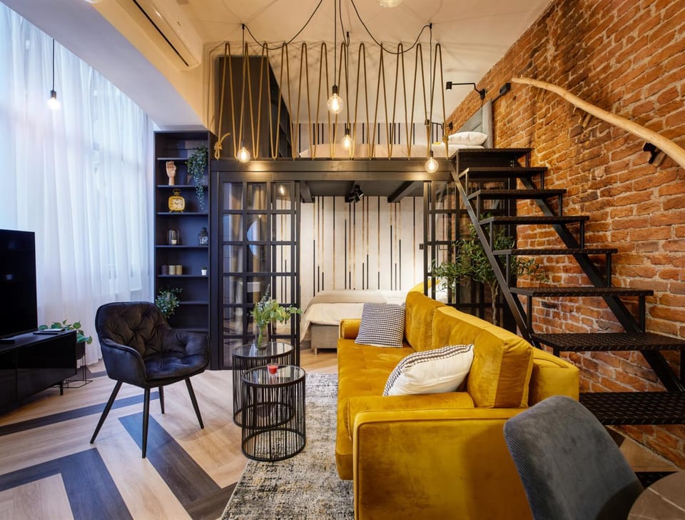 Living room, Seating area, Bedroom