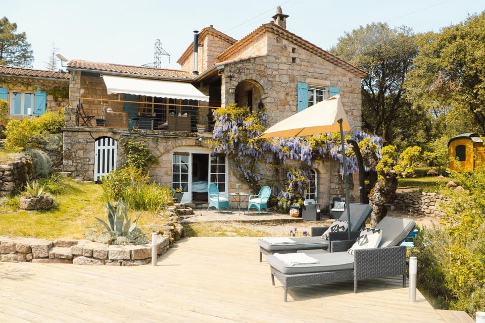 Garden view, sunbed