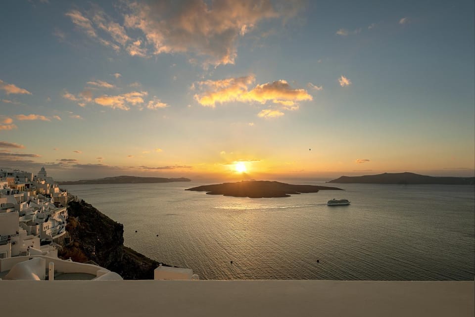 Nearby landmark, Natural landscape, Mountain view, Sea view, Sunset