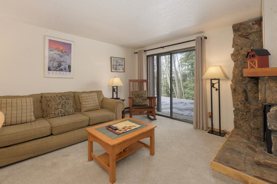 Winter, Balcony/Terrace, Living room, fireplace, furniture