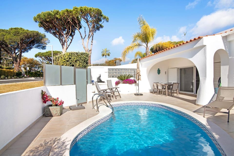 Property building, Living room, Swimming pool