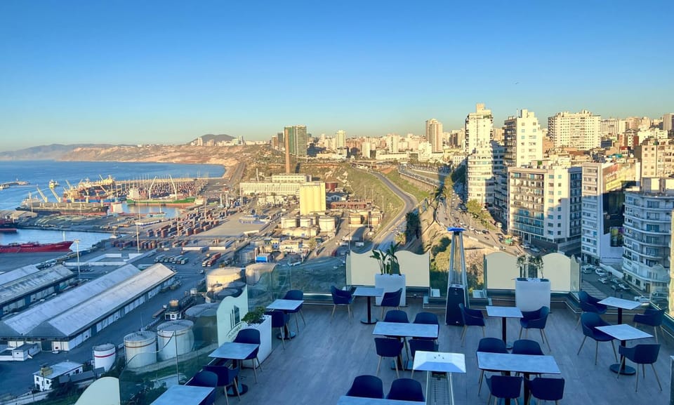 Restaurant/places to eat, Bird's eye view, View (from property/room), View (from property/room), Balcony/Terrace, Balcony/Terrace, City view, Sea view, Sea view
