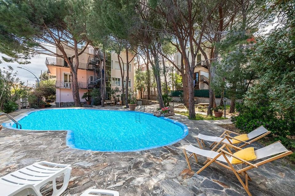 Summer, Garden, Swimming pool