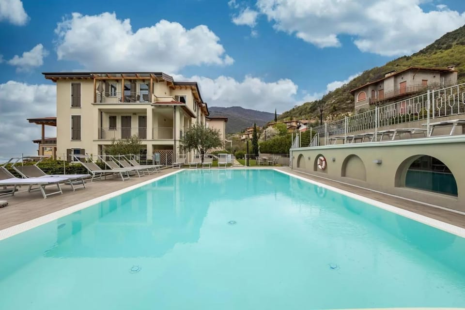 Property building, Living room, Swimming pool