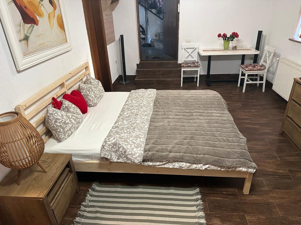 Bed, Living room, Photo of the whole room, Bedroom