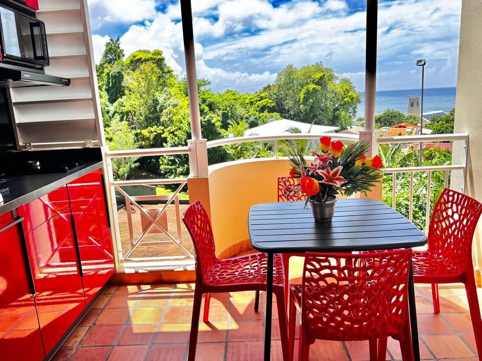 Studio ROUGE GORGE TARTANE Apartment hotel in La Trinité