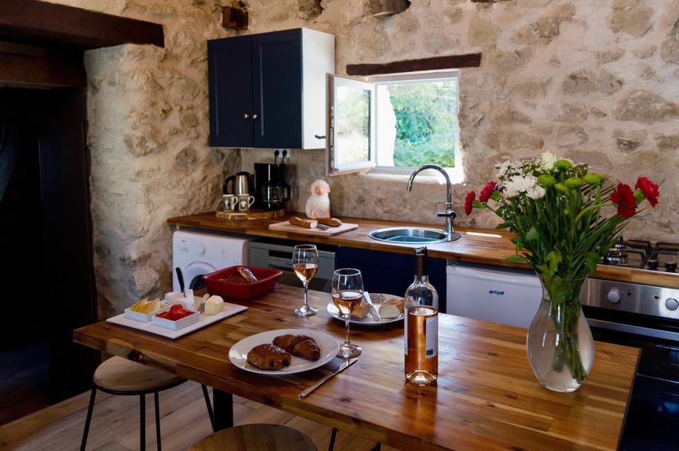 Kitchen or kitchenette, Dining area, oven