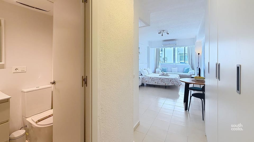 Toilet, Bed, Photo of the whole room