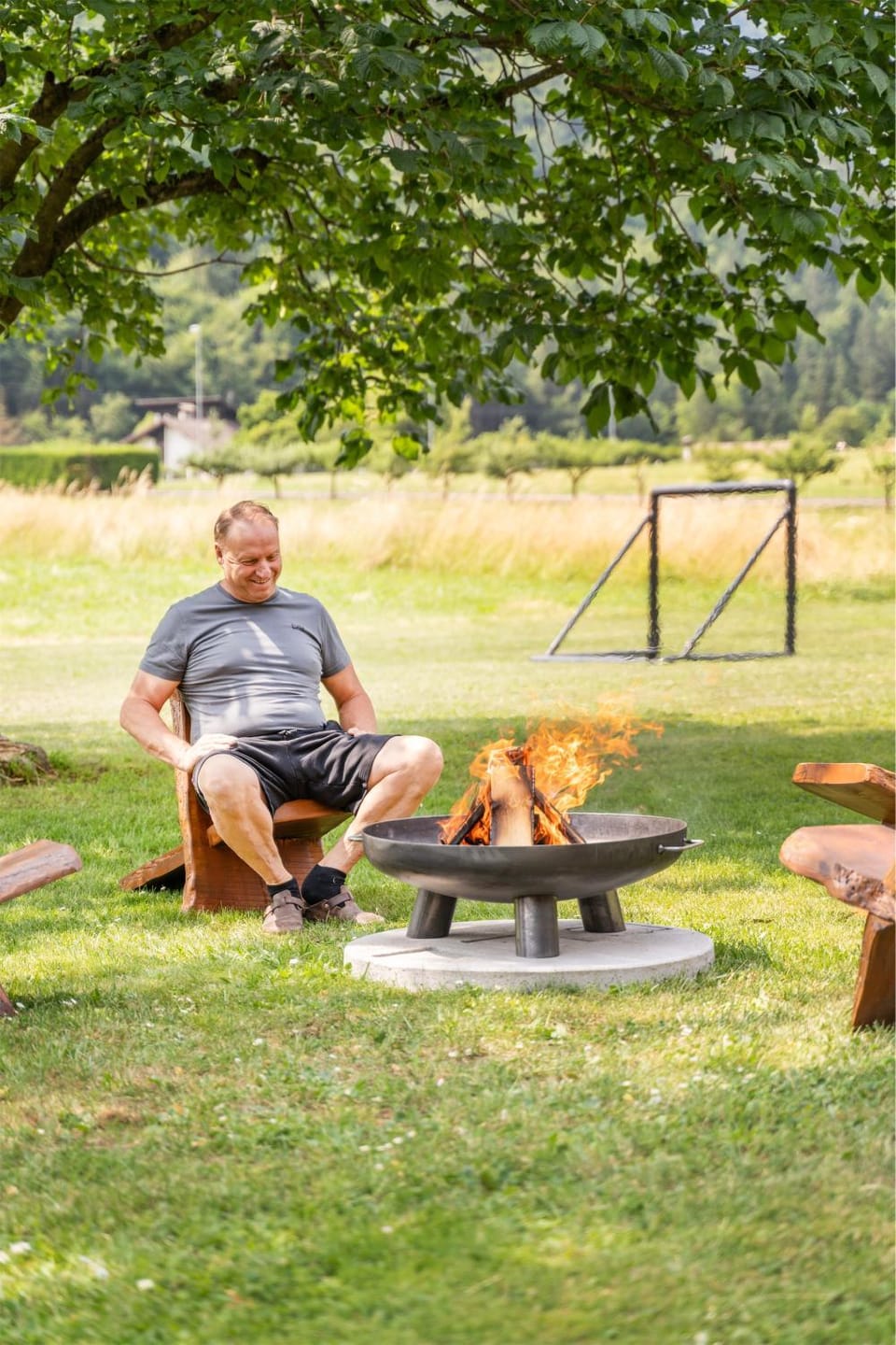 People, Garden, Garden view