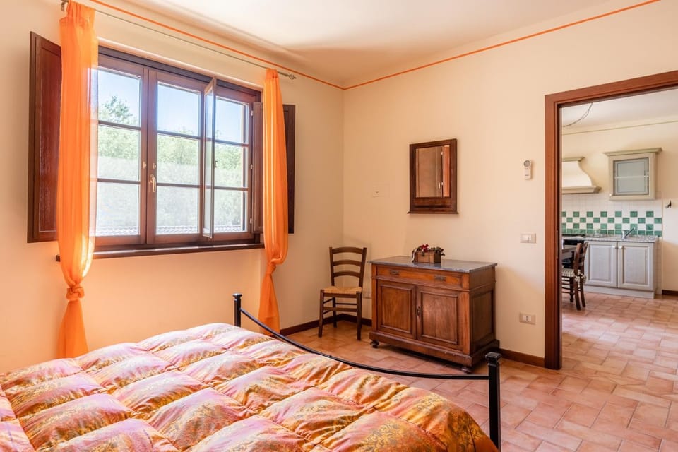 Property building, Living room, Bedroom