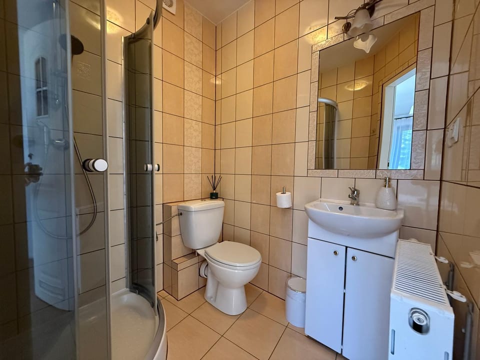 Shower, Toilet, Bathroom, towels