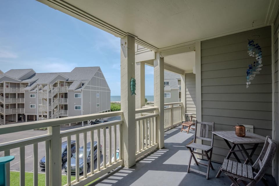 Resting Beach Face by Oak Island Accommodations Apartment in Caswell Beach