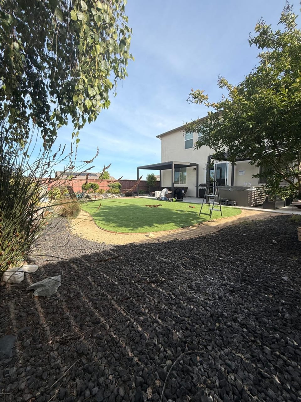 Property building, Garden