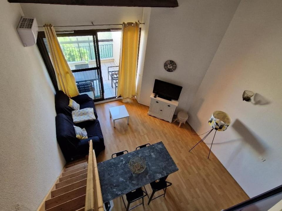 Le Barcarès - T2+MEZZ climatisé - Piscine et mer Apartment in Le Barcarès