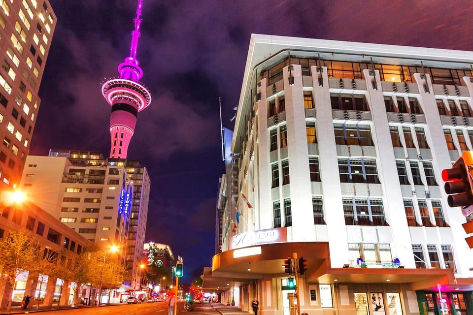 Property building, Night, City view