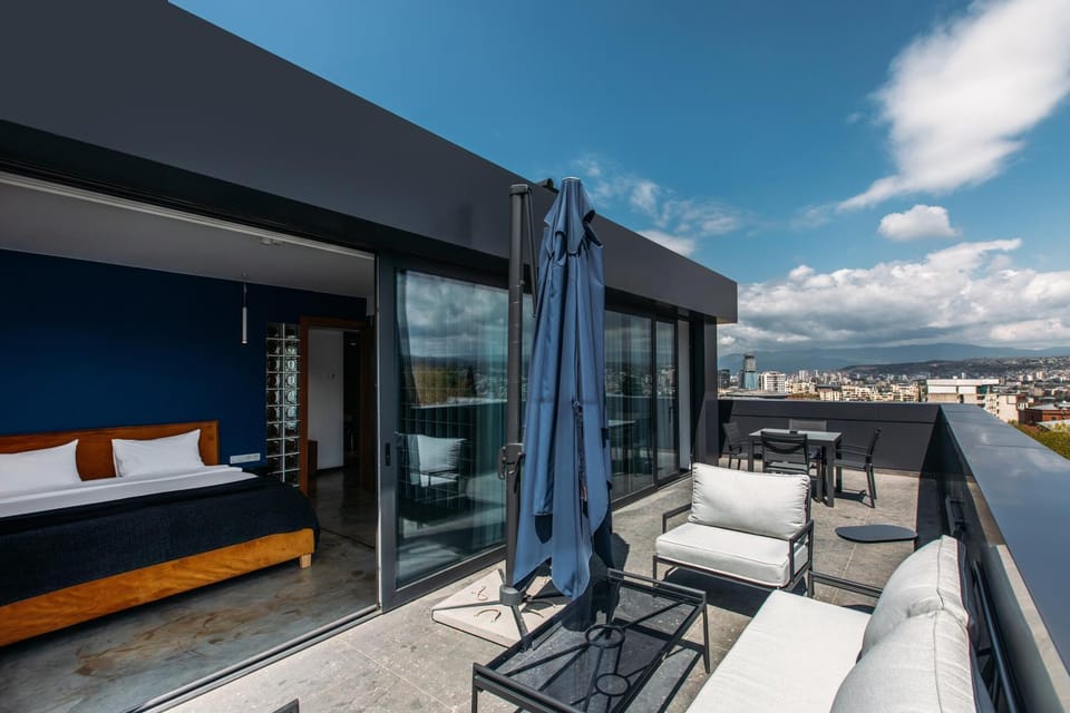 View (from property/room), Balcony/Terrace, Seating area
