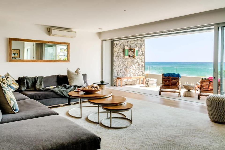Living room, Seating area, Sea view