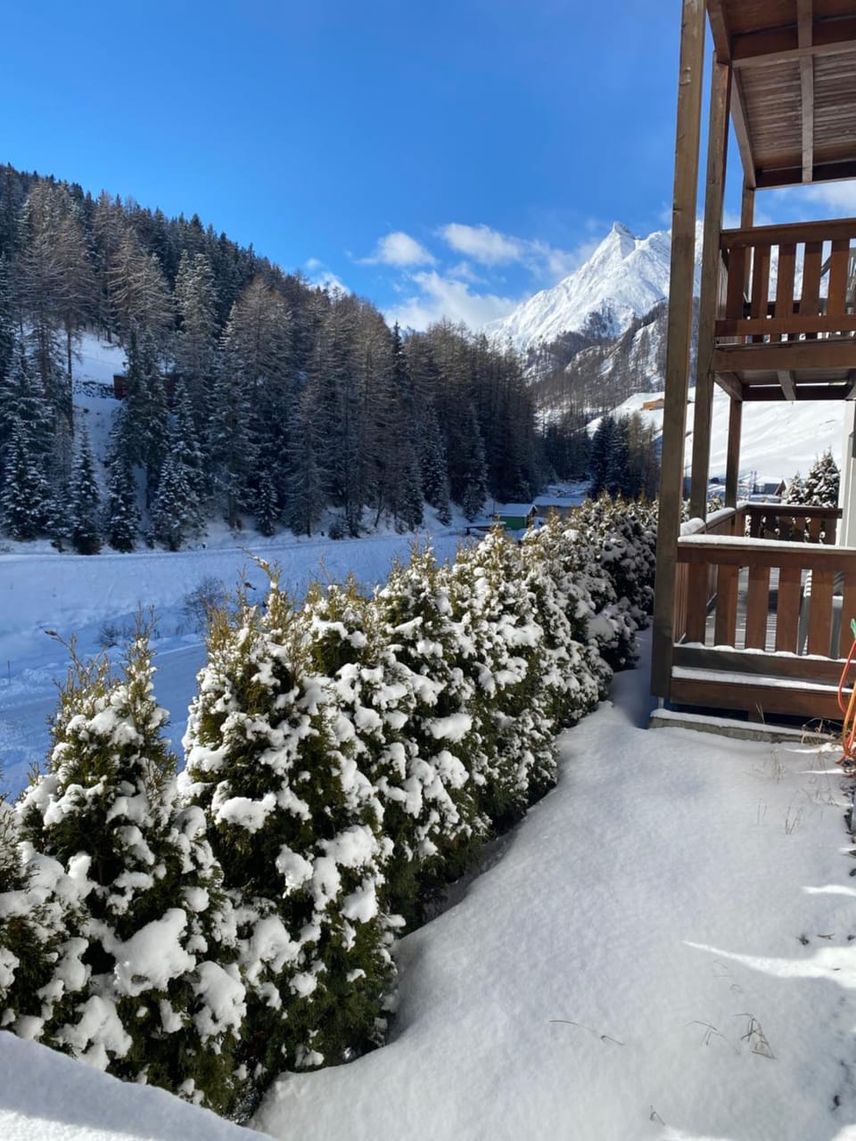 Day, Natural landscape, Winter, Balcony/Terrace, Mountain view