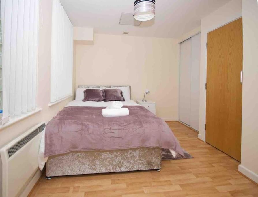 Bed, Photo of the whole room, Bedroom, wardrobe