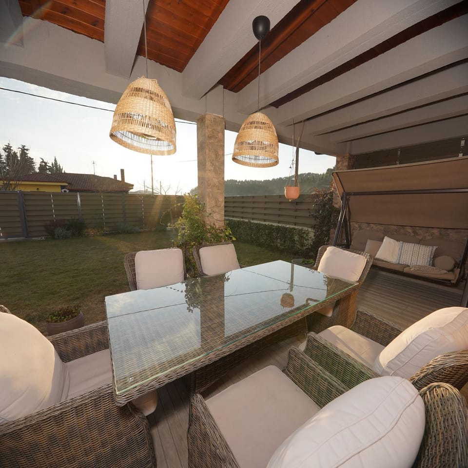 Patio, View (from property/room), Seating area, Dining area