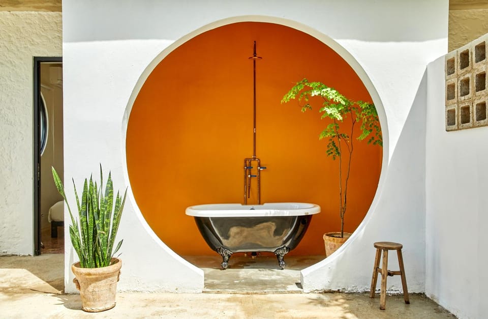 Open Air Bath, Bath