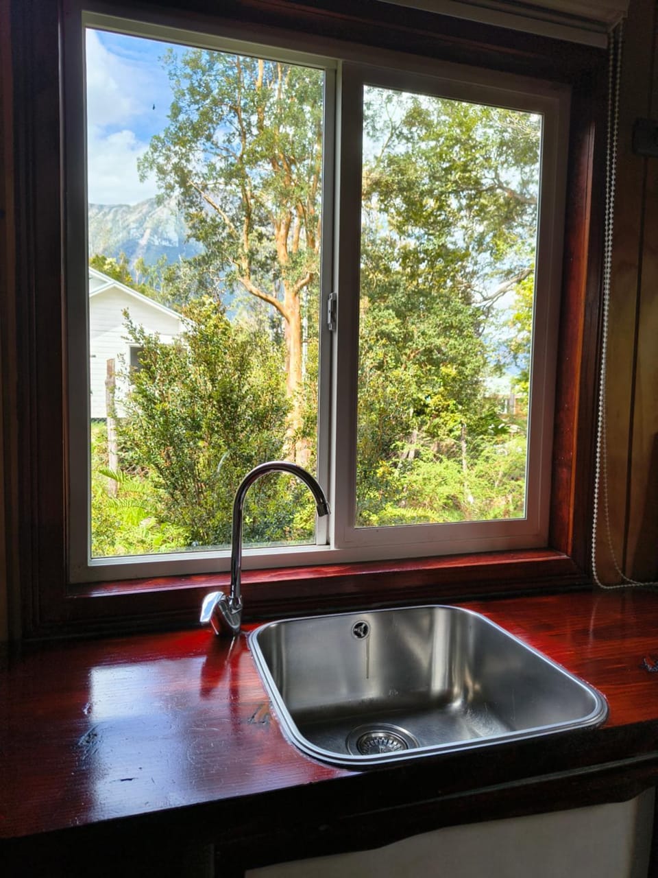 Kitchen or kitchenette, Garden view