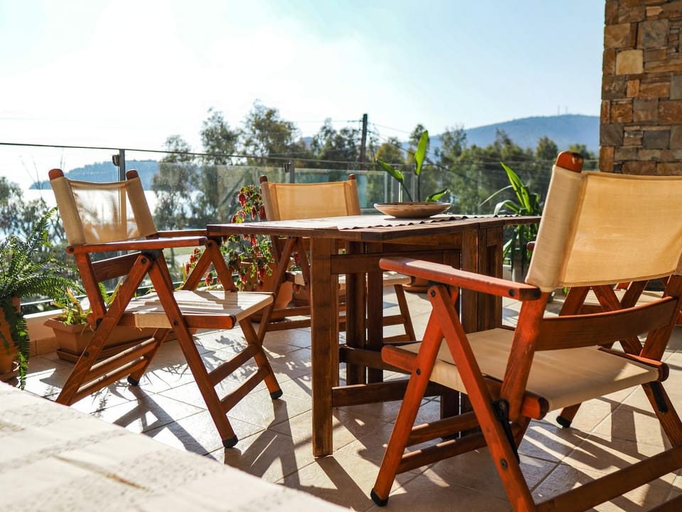 Natural landscape, View (from property/room), Balcony/Terrace, Mountain view, Sea view