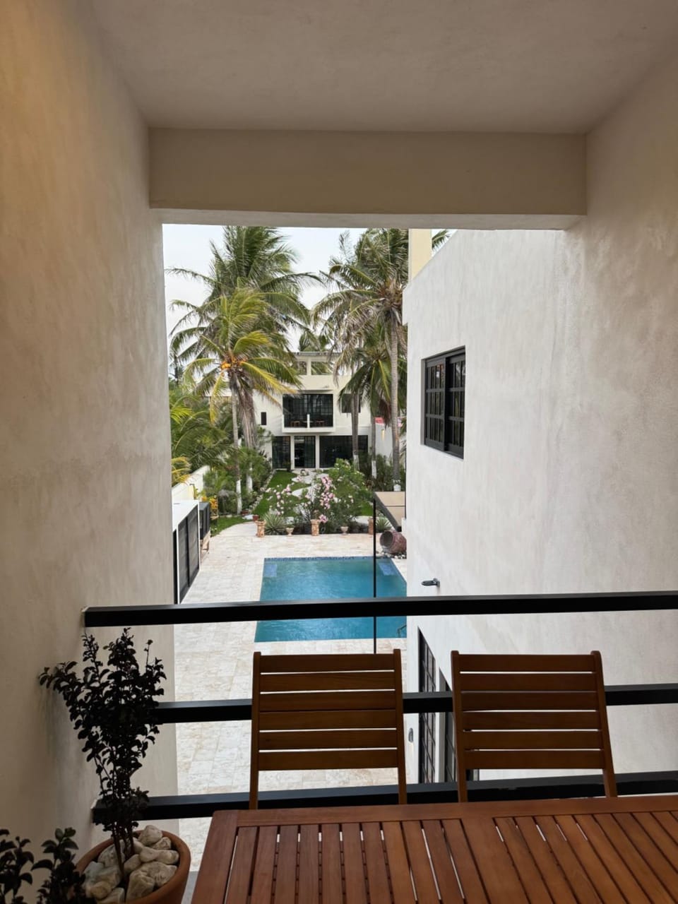 Day, View (from property/room), Balcony/Terrace, Pool view, Swimming pool