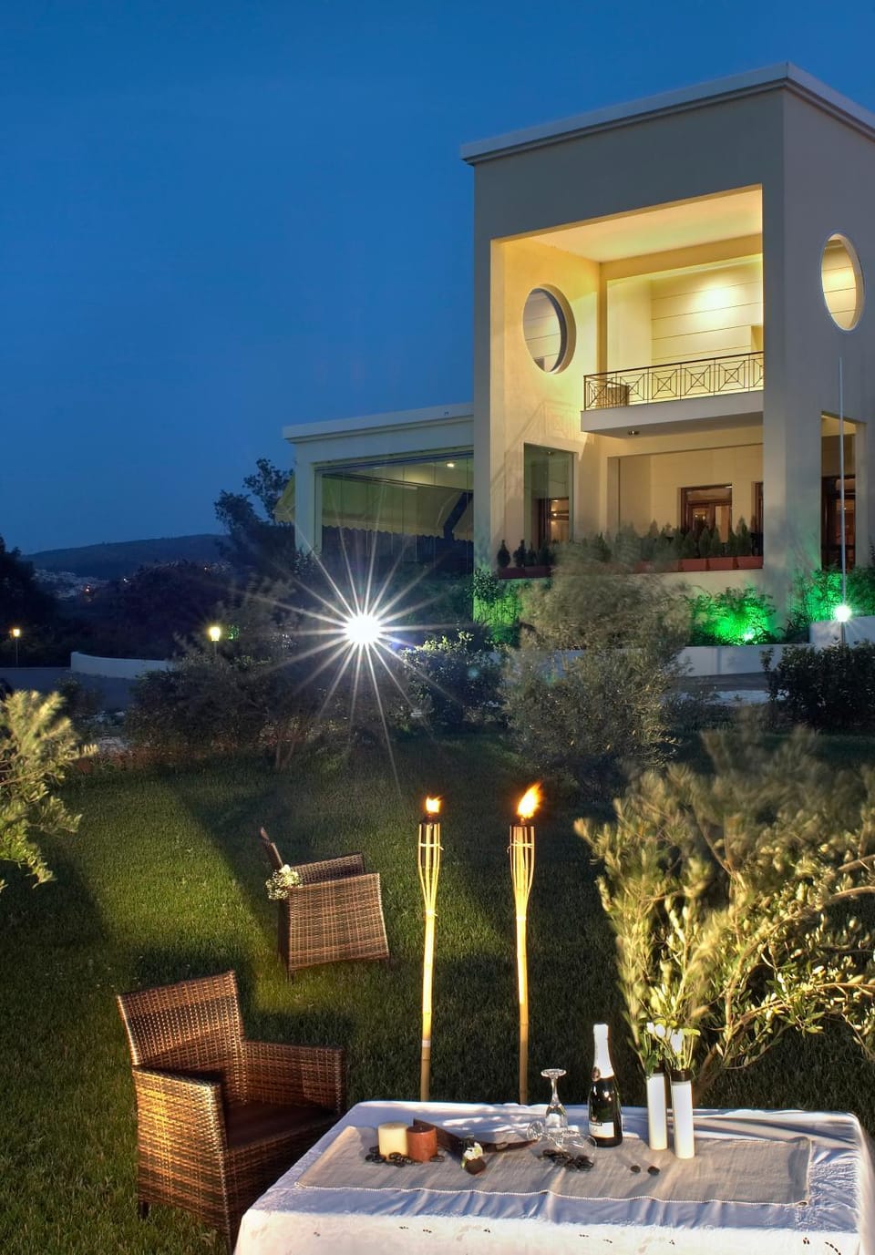 Property building, Garden