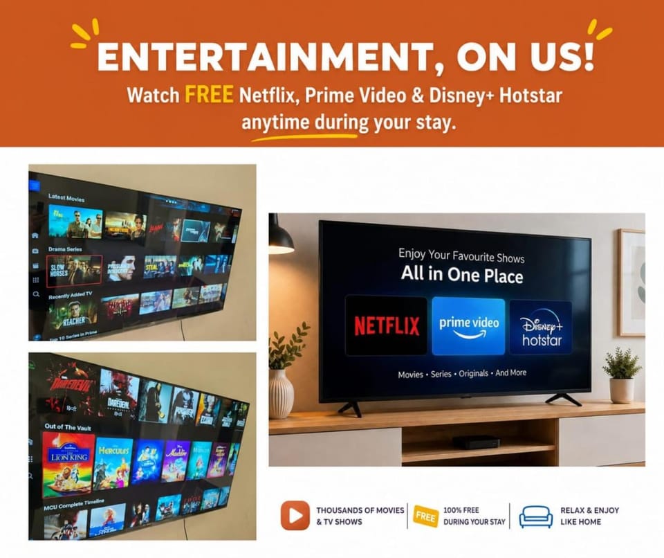 Communal lounge/ TV room, TV and multimedia, Evening entertainment, Text overlay