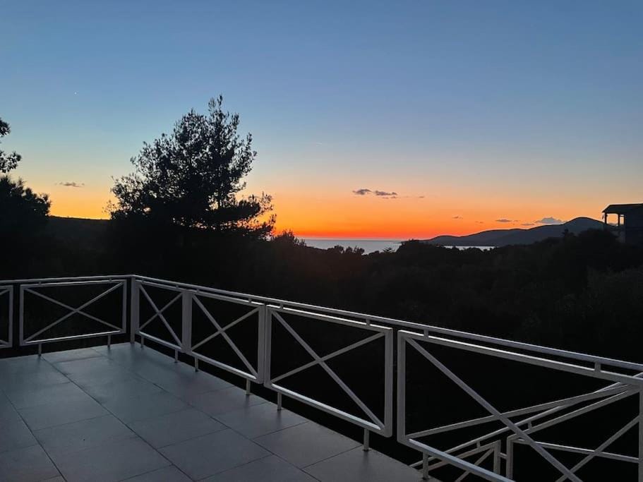Natural landscape, Balcony/Terrace, Sea view, Sunset