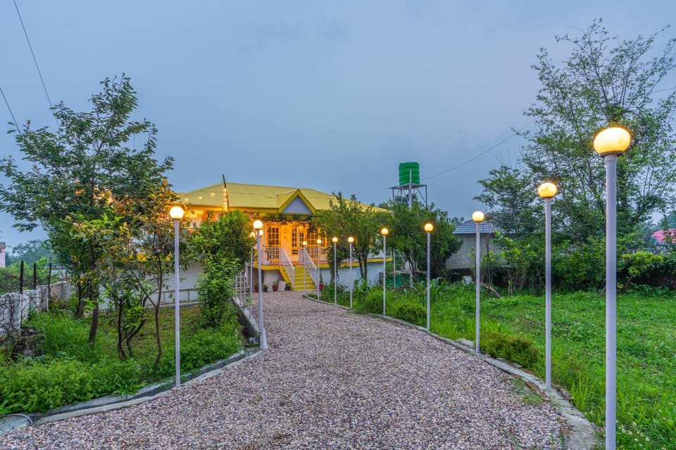 Property building, Garden view