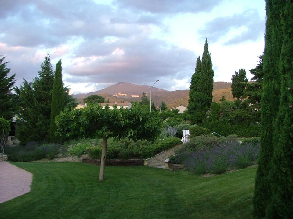 Natural landscape, Garden, Garden view, Mountain view